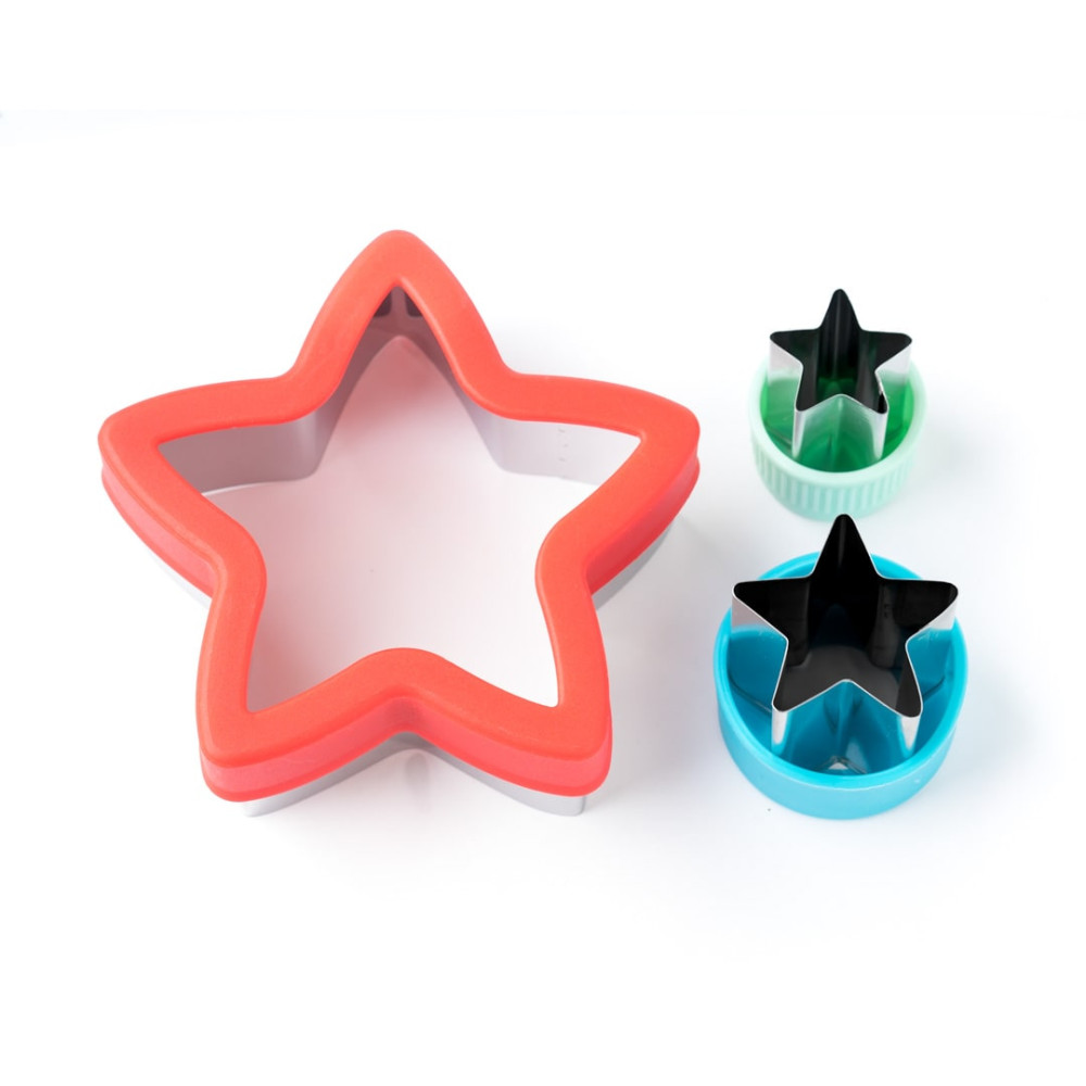 Lekkabox Κόφτες από ανοξείδωτο ατσάλι - Αστέρια (3 τμχ)