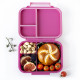 Lekkabox Classic Mini Φαγητοδοχείο Tritan με 3 χωρίσματα (Berry)
