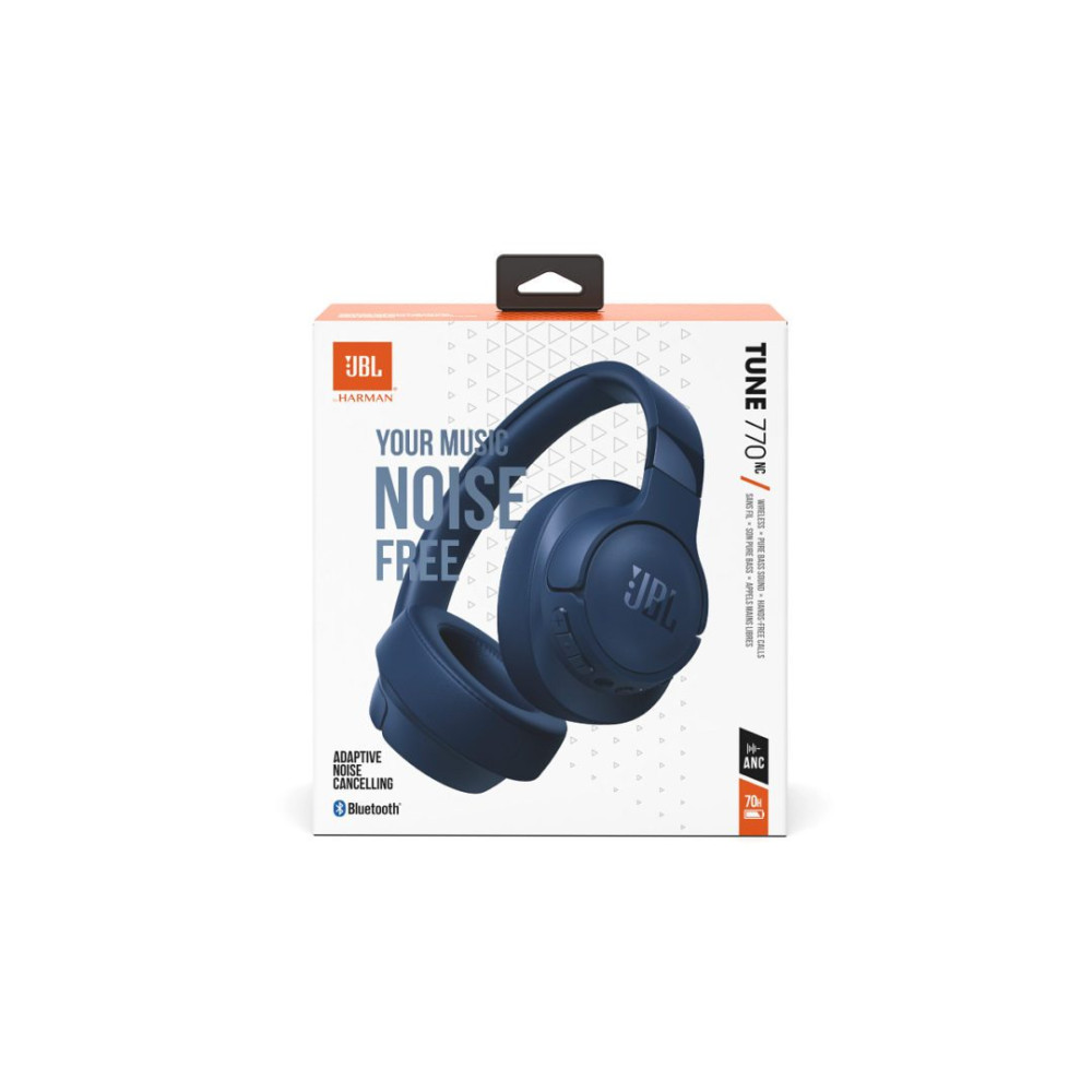 JBL Tune 770NC, Over-Ear Bluetooth Ακουστικά (Μπλε)