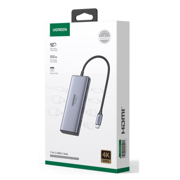 Ugreen CM498/45379 USB-C Hub 7 σε 1