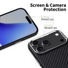 Tech-Protect Ion Carbon Magsafe θήκη για Apple iPhone 17 Pro Max (Black/Silver)