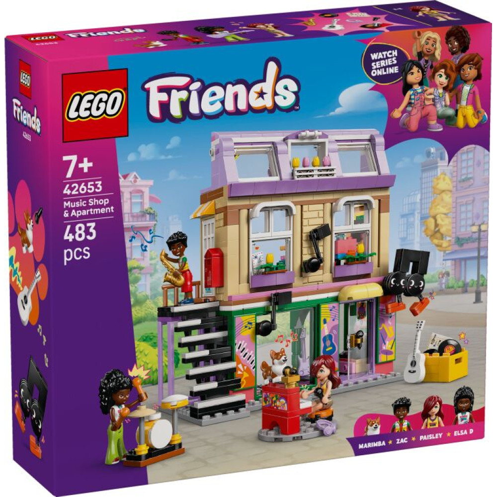 LEGO Friends Music Store & Apartment (42653)