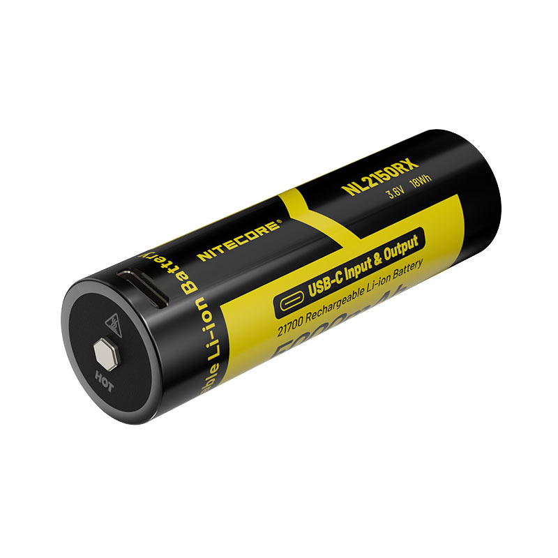 Nitecore NL2150RX Επαναφορτιζόμενη Μπαταρία 21700 5000mAh, RX , USB-C