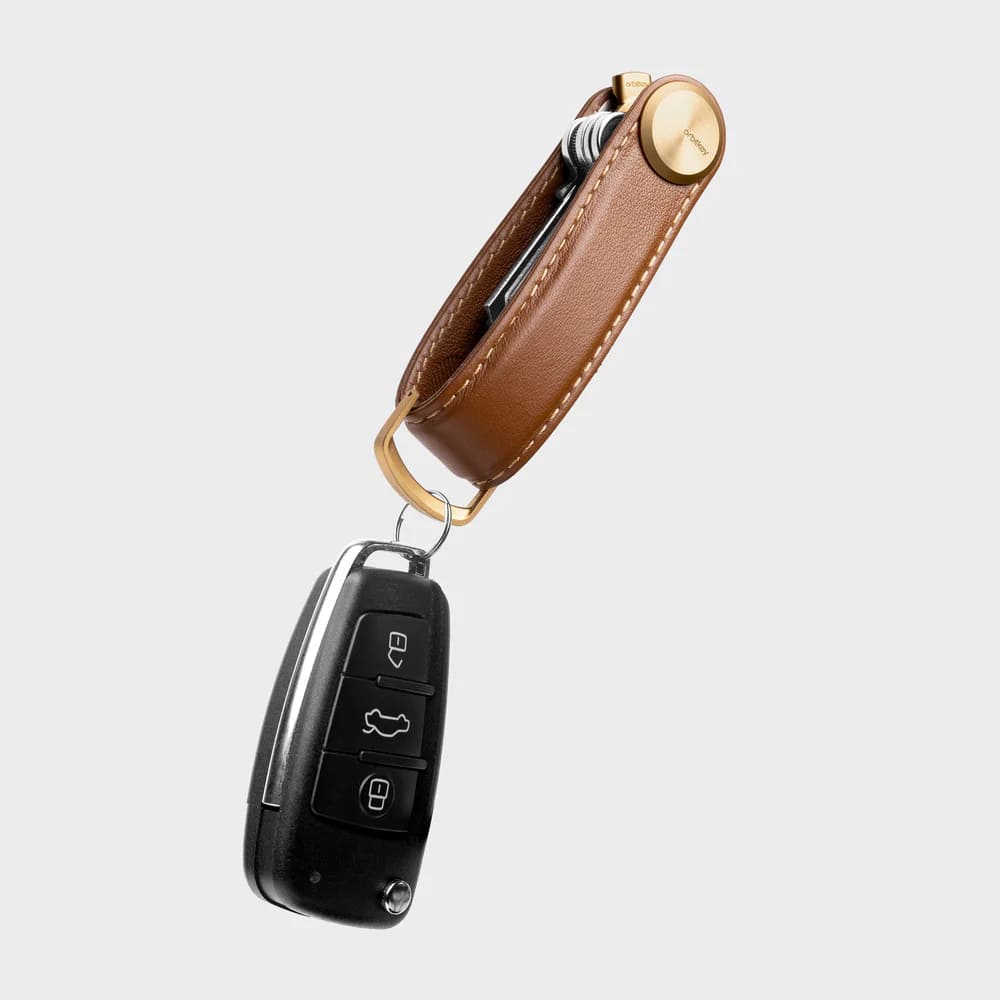 OrbitKey Key Organiser Pro Leather Κλειδοθήκη Μπρελόκ (Cedar)
