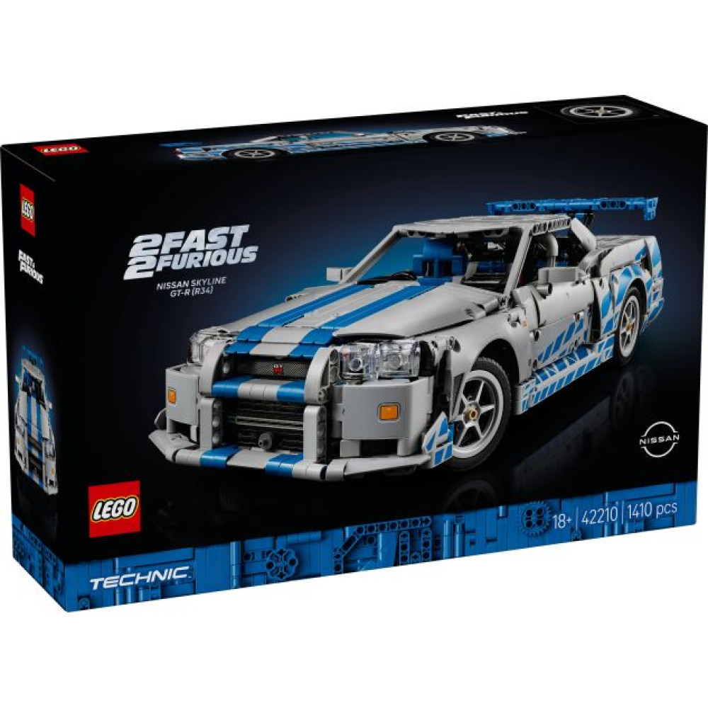 LEGO Technic 2 Fast 2 Furious Nissan Skyline GT-R (R34) (42210)