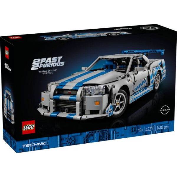 LEGO Technic 2 Fast 2 Furious Nissan Skyline GT-R (R34) (42210)