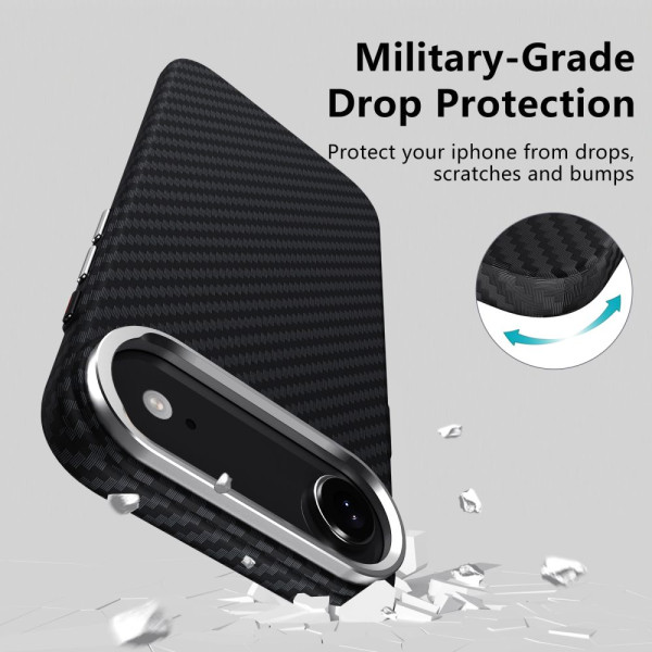 Tech-Protect Ion Carbon Magsafe θήκη για Apple iPhone 17 Air (Black/Silver)