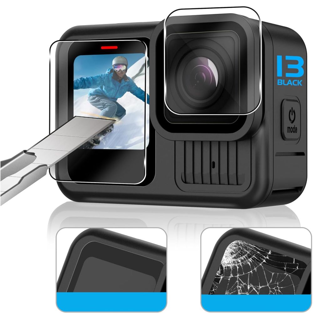 Tech-Protect Glass Fit+ 2 Set για GoPro Hero 13 Clear