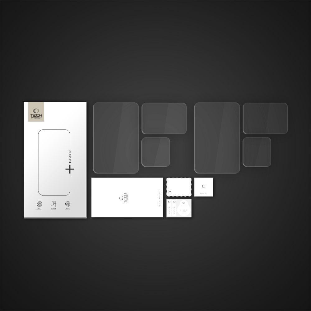 Tech-Protect Glass Fit+ 2 Set για GoPro Hero 13 Clear