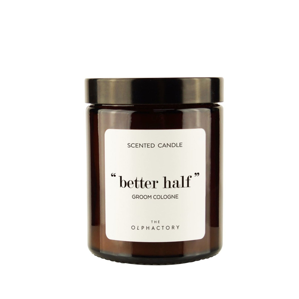 Ambientair Groom Cologne Φυτικό Αρωματικό Κερί με Καπάκι 135gr, Better half - The Olphactor