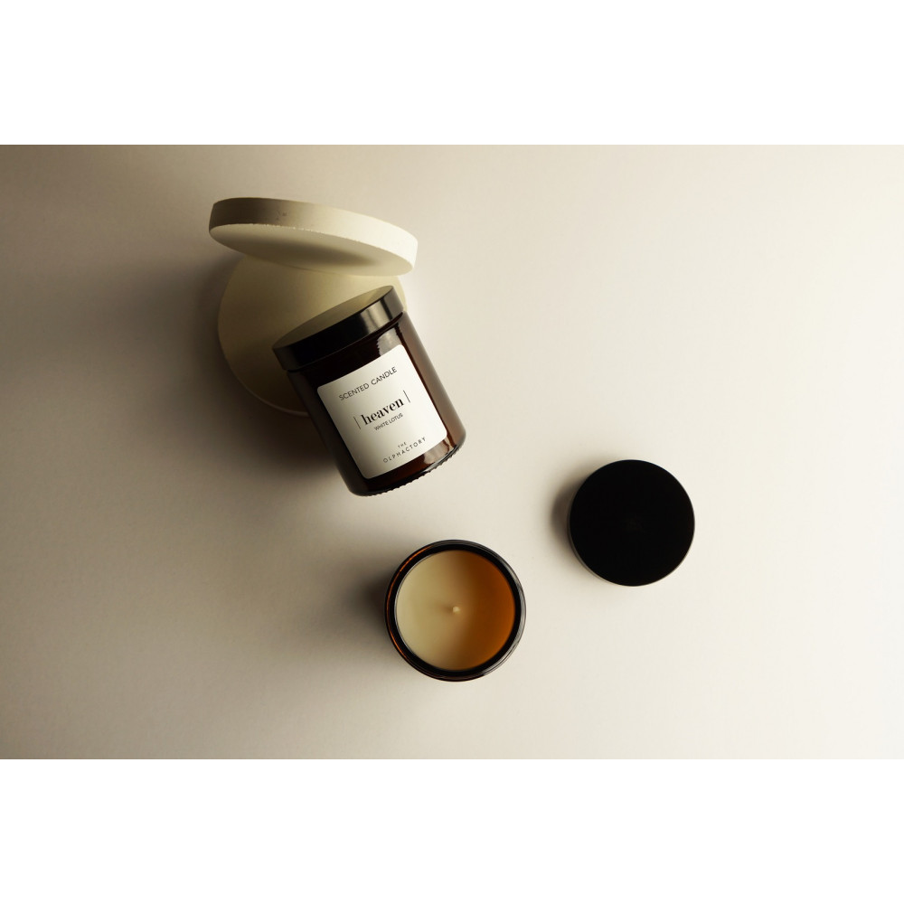 Ambientair White Lotus Φυτικό Αρωματικό Κερί με Καπάκι 135gr, Heaven - The Olphactor