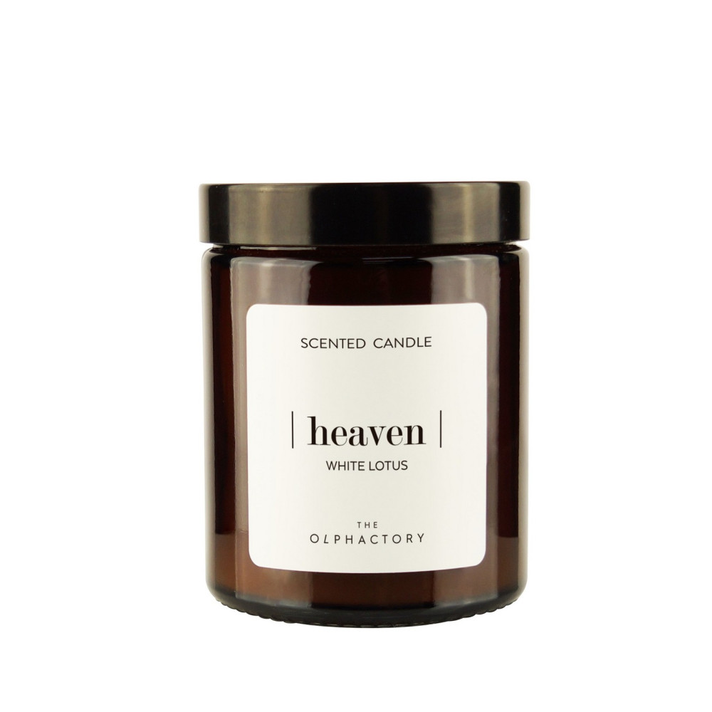 Ambientair White Lotus Φυτικό Αρωματικό Κερί με Καπάκι 135gr, Heaven - The Olphactor
