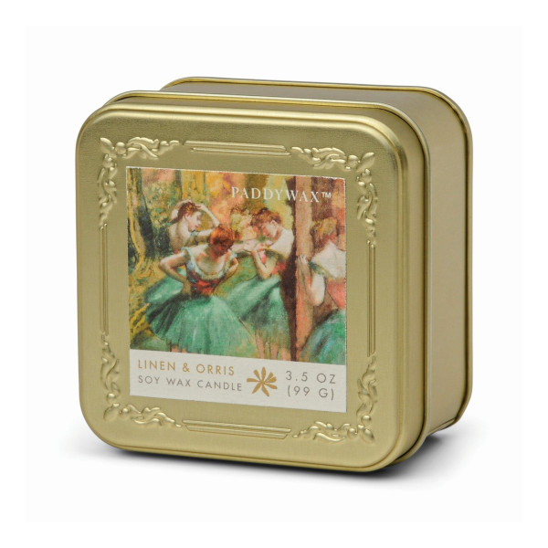 Degas 'Dancers' Κερί σε μεταλλικό δοχείο Linen & Orris, Impressionist - Paddywax