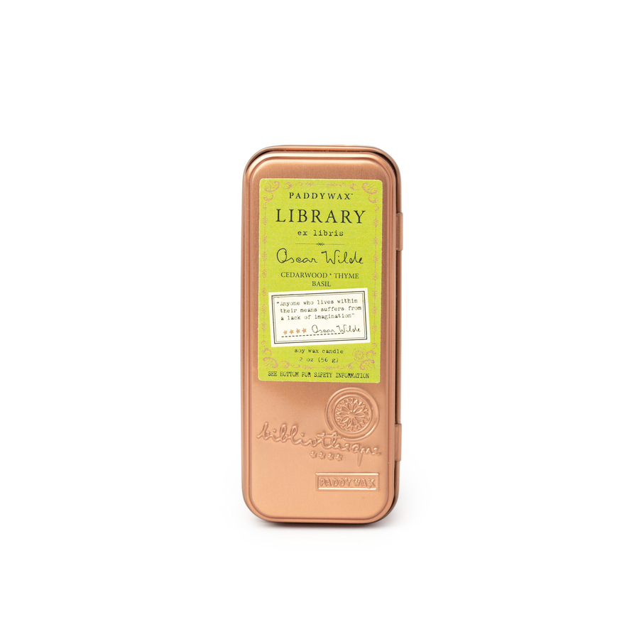 Library Κερί Ταξιδίου Oscar Wilde 71gr - Paddywax
