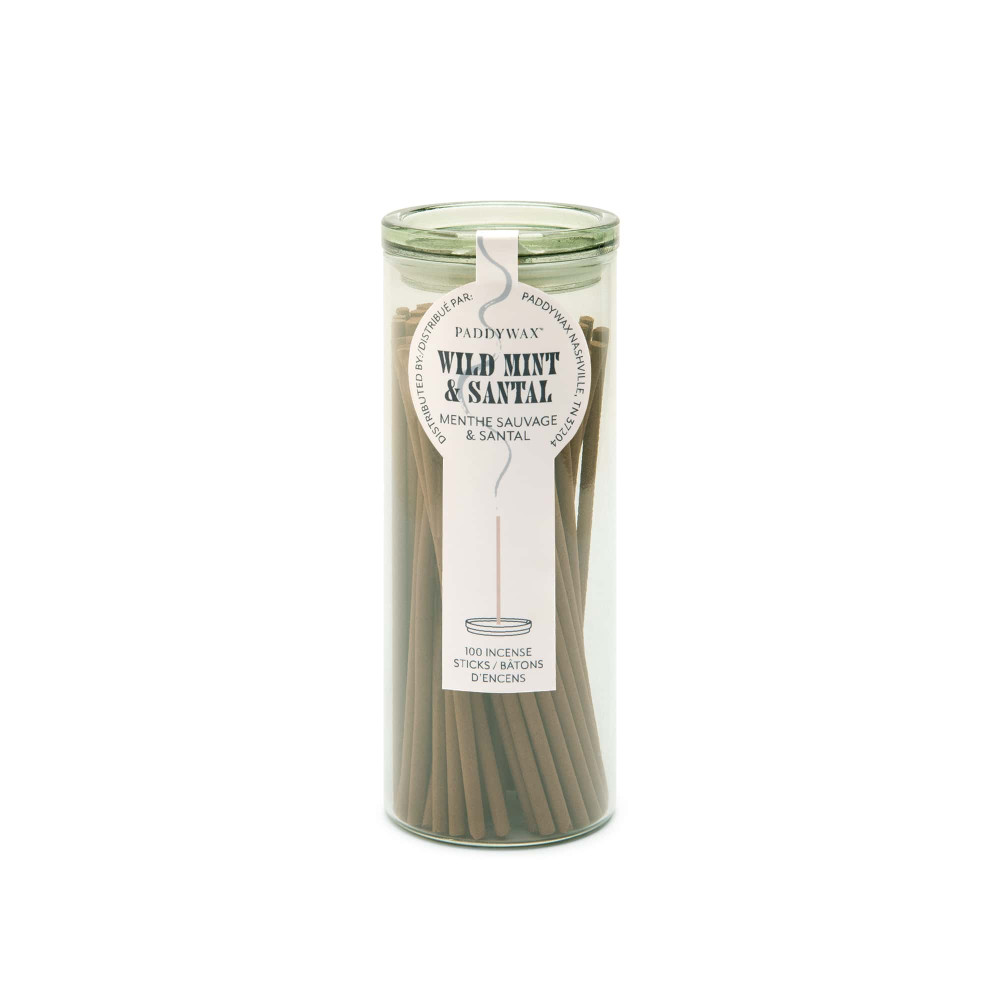 Paddywax Incense Αρωματικά Sticks 100τμχ Wild Mint & Santal