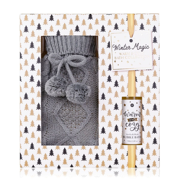 Accentra Σετ Περιποίησης με 100ml Αφρόλουτρο & Θερμοφόρα 500ml Winter Magic