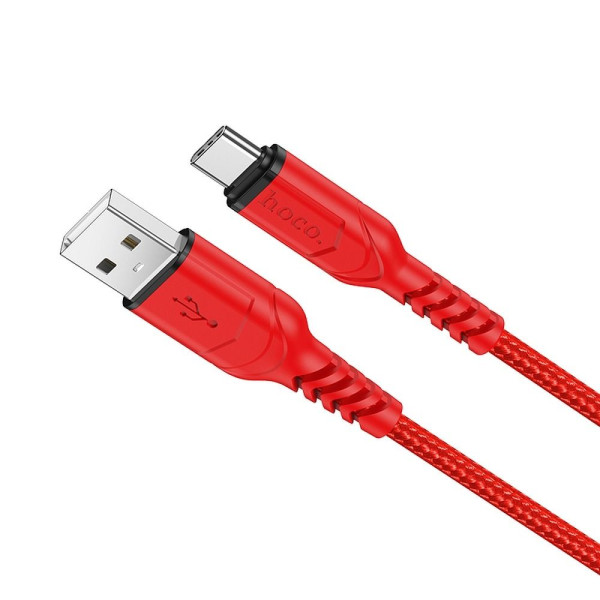 Hoco X59 Καλώδιο Φόρτισης USB-A σε Lightning 3A 20W 1m (Κόκκινο)
