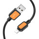 Hoco X108 Καλώδιο Φόρτισης USB σε Lightning 2,4A 1m (Μαύρο)
