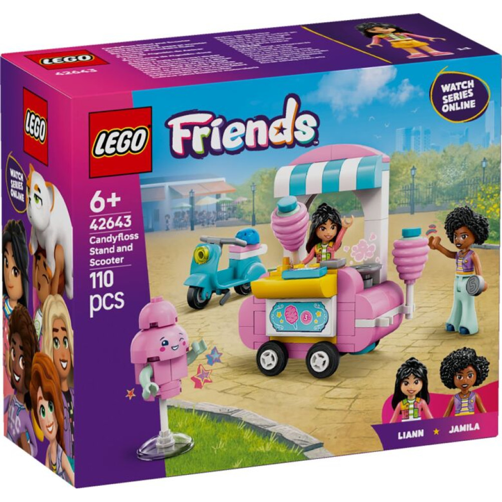 LEGO Friends Cotton Candy Stand & Scooter (42643)