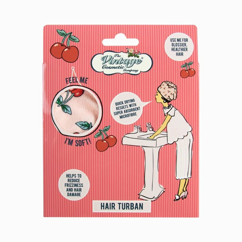 Πετσέτα Στεγνώματος Μαλλιών Cherries - By Upper Canada