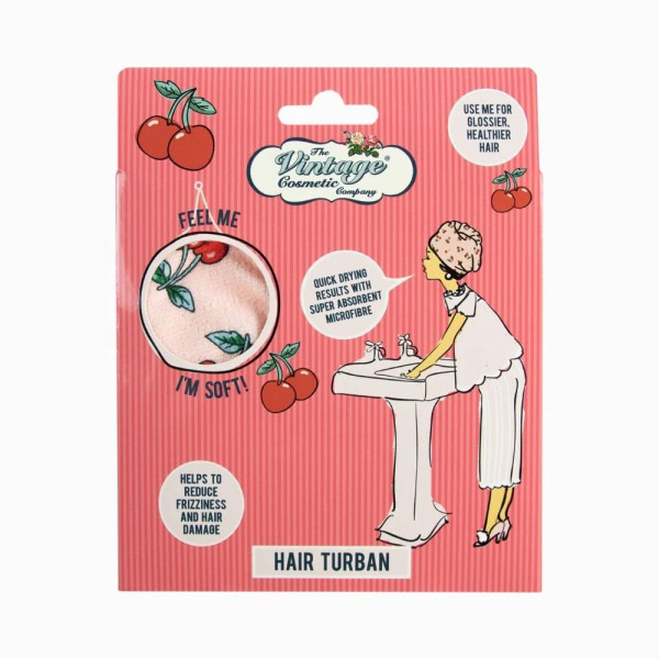 Πετσέτα Στεγνώματος Μαλλιών Cherries - By Upper Canada