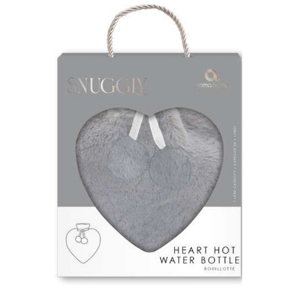 Aroma Home Λούτρινη Θερμοφόρα σε σχήμα Καρδιάς  1L- By Upper Canada