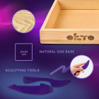 DIY Δημιουργικό Σετ Κατασκευής με Πηλό Wood & Craft Little Bat