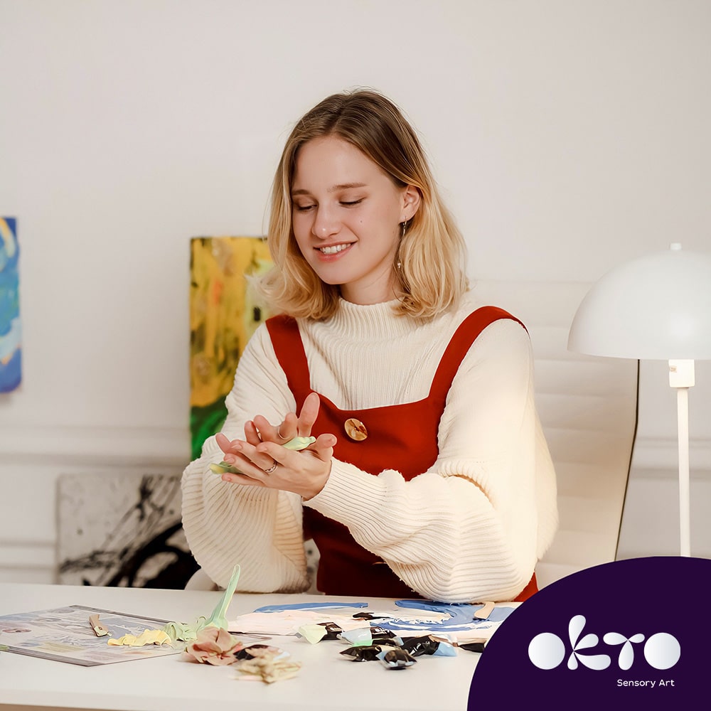 DIY Δημιουργικό Σετ Ζωγραφικής 3D με Πηλό Claude Monet Water Lilies