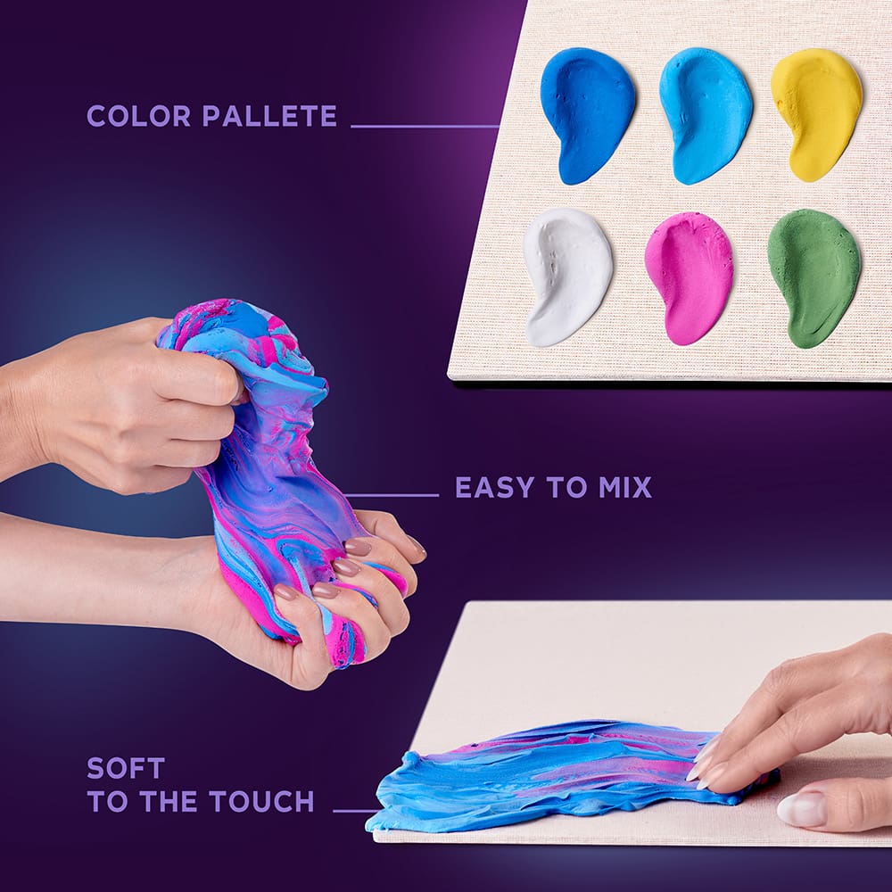 DIY Δημιουργικό Σετ Ζωγραφικής 3D με Πηλό Claude Monet Water Lilies