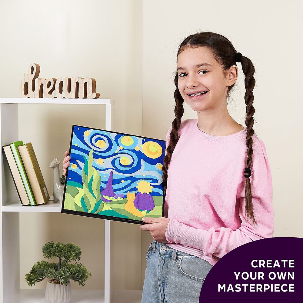 DIY Δημιουργικό Σετ Ζωγραφικής 3D με Πηλό Μικρός Πρίγκιπας Έναστρος Ουρανός