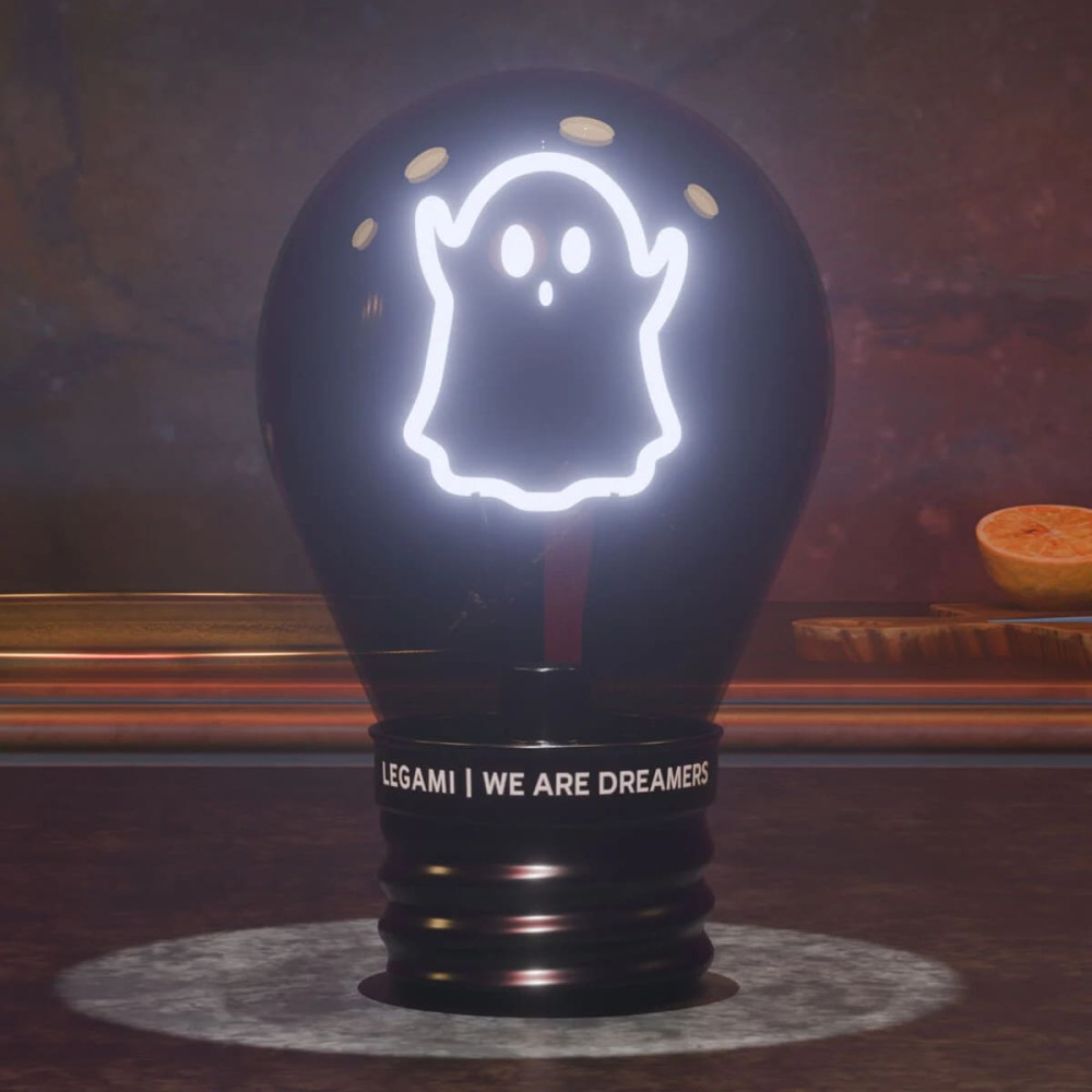 Legami Halloween Φωτιστικό σε σχήμα Λαμπτήρα Lightbulb-Shaped Table Lamp - Ghost