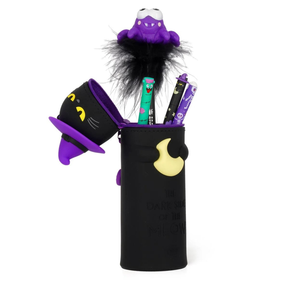 Legami Halloween VKA0023 Κασετίνα Σιλικόνης 2 σε 1 - Kitty Witch
