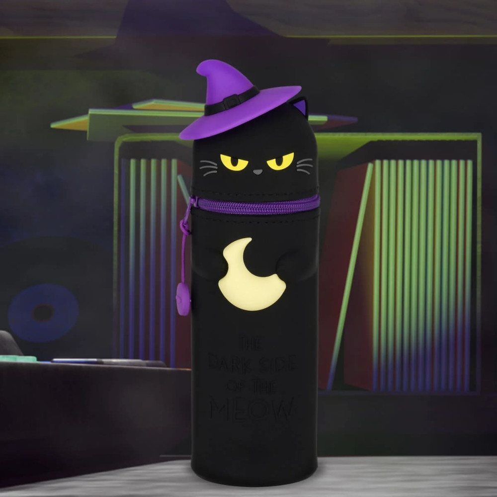 Legami Halloween VKA0023 Κασετίνα Σιλικόνης 2 σε 1 - Kitty Witch