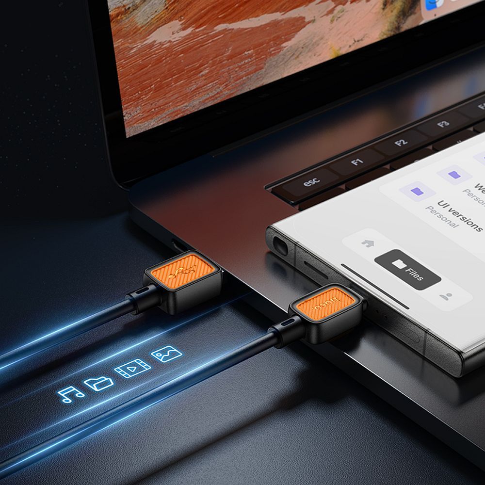 Hoco X108 Καλώδιο Φόρτισης USB σε USB-C 3A 1m (Μαύρο)