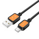 Hoco X108 Καλώδιο Φόρτισης USB σε USB-C 3A 1m (Μαύρο)