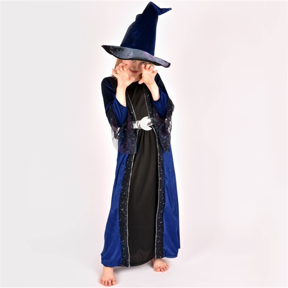 Den Goda Fen Στολή Μάγισσας με Καπέλο 5-6 Ετών