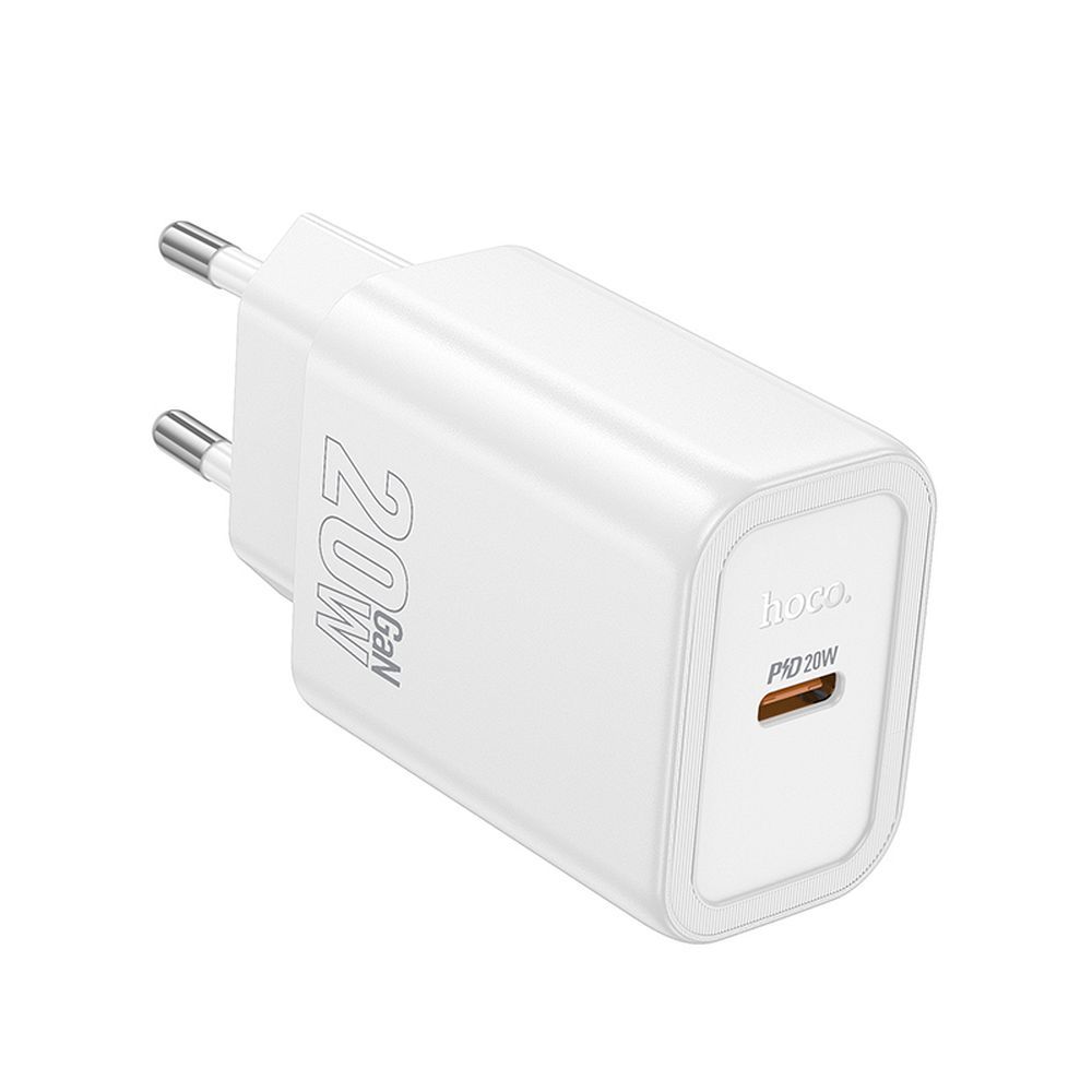 Φορτιστής Hoco N60 Type-C QC PD 20W (Λευκό) 