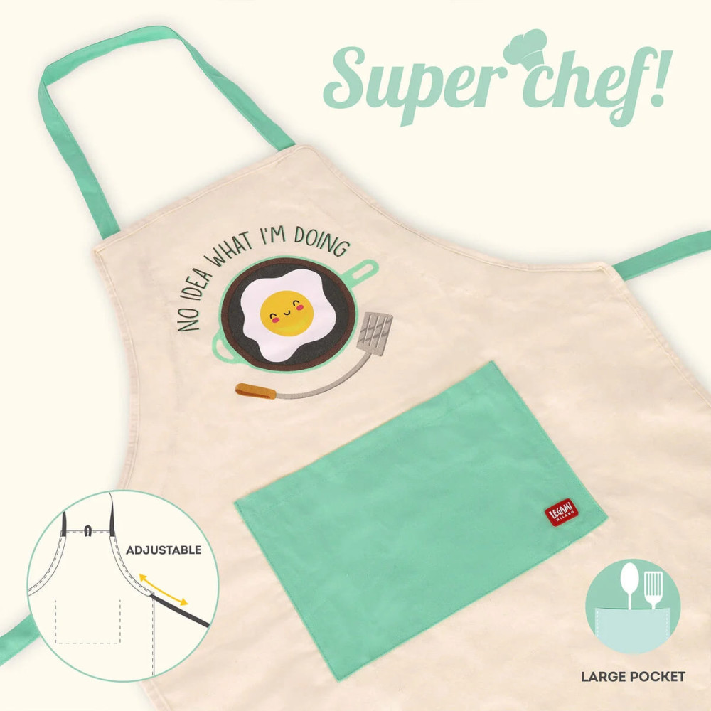 Legami APR0002 Super Chef Ποδιά μαγειρικής - Egg Cooking