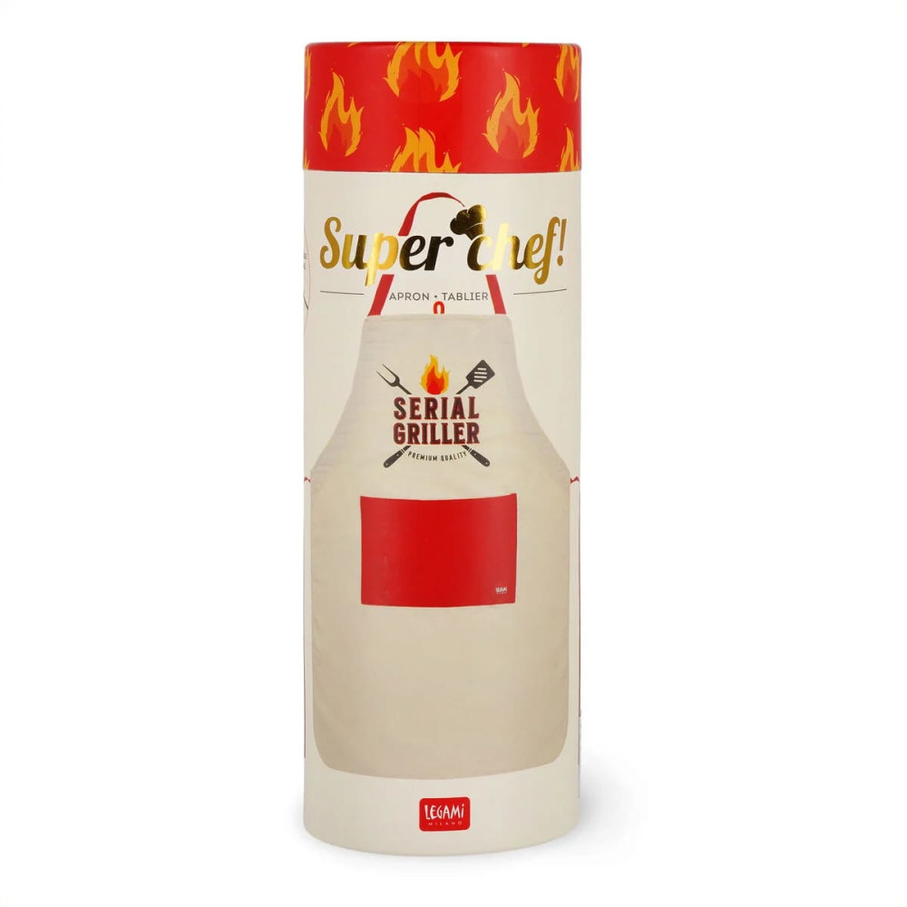 Legami APR0001 Super Chef Ποδιά μαγειρικής - Serial Griller
