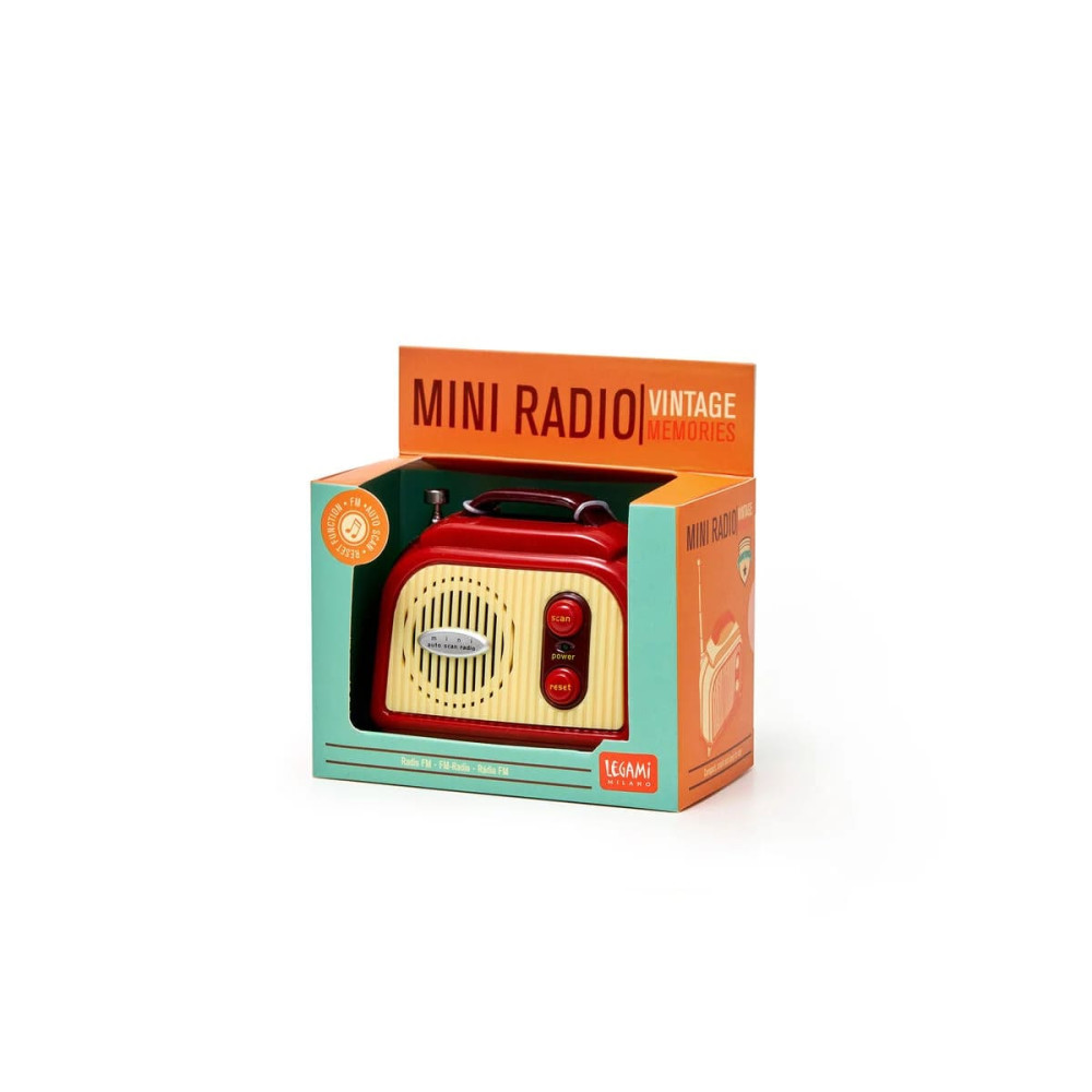 Legami VFM0001 Mini Φορητό Ραδιόφωνο Retro