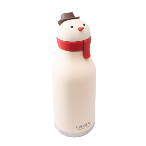 Asobu Bestie Bottle Ανοξείδωτο Μπουκάλι Θερμός 460ml (Snowman)