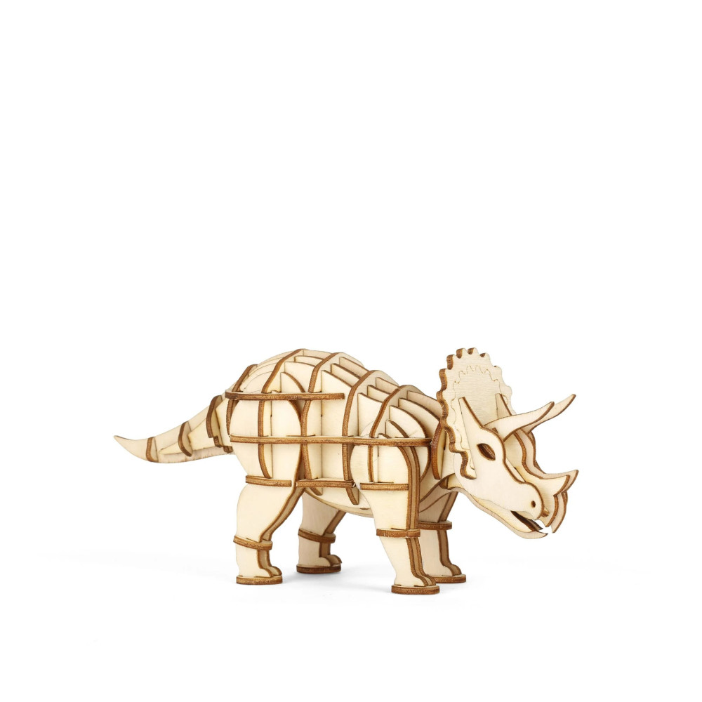 Kikkerland Ξύλινο 3D Παζλ Triceratops 