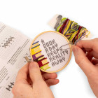Kikkerland μίνι Κιτ Κεντήματος Cross Stitch "A Book a Day"