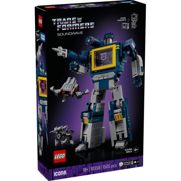 LEGO Icons Transformers Soundwave (10358)