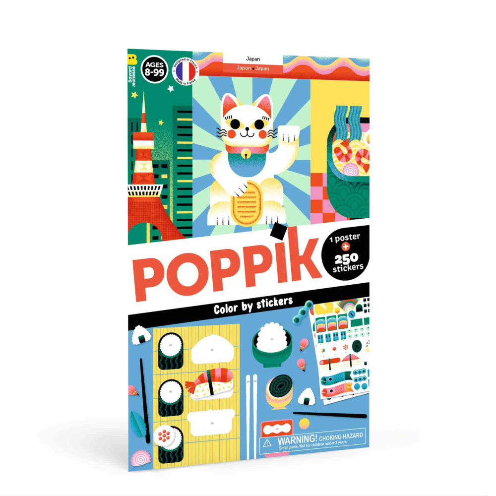 Poppik Μεγάλο Πόστερ με 1600 αυτοκόλλητα - Ιαπωνία