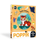 Poppik Sticker box με 100 αυτοκόλλητα - Άγρια Ζώα 