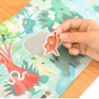 Poppik Sticker box με 100 αυτοκόλλητα - Άγρια Ζώα 