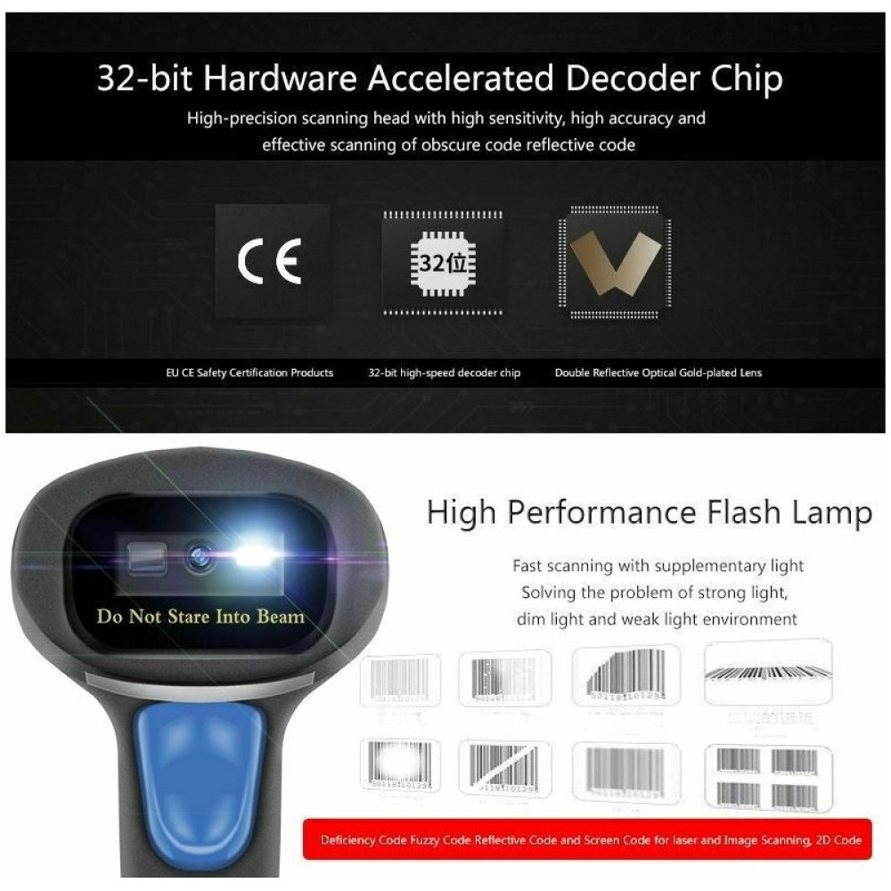 Netum NT-L3 1D CCD Ενσύρματο Barcode Scanner