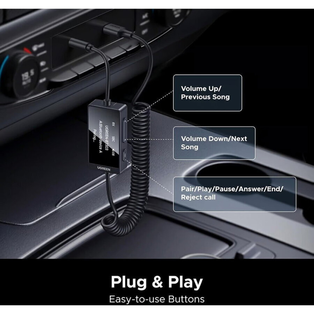 Ugreen BT303/45236 Bluetooth Audio Transmitter/Receiver BT 5.4