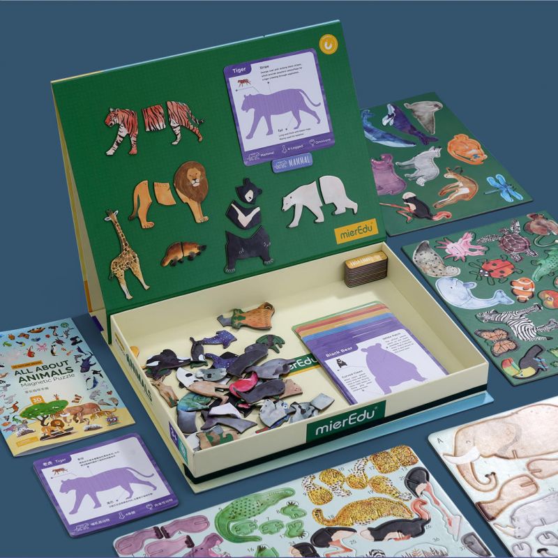 MierEdu Μαγνητικό Παζλ All About Animals